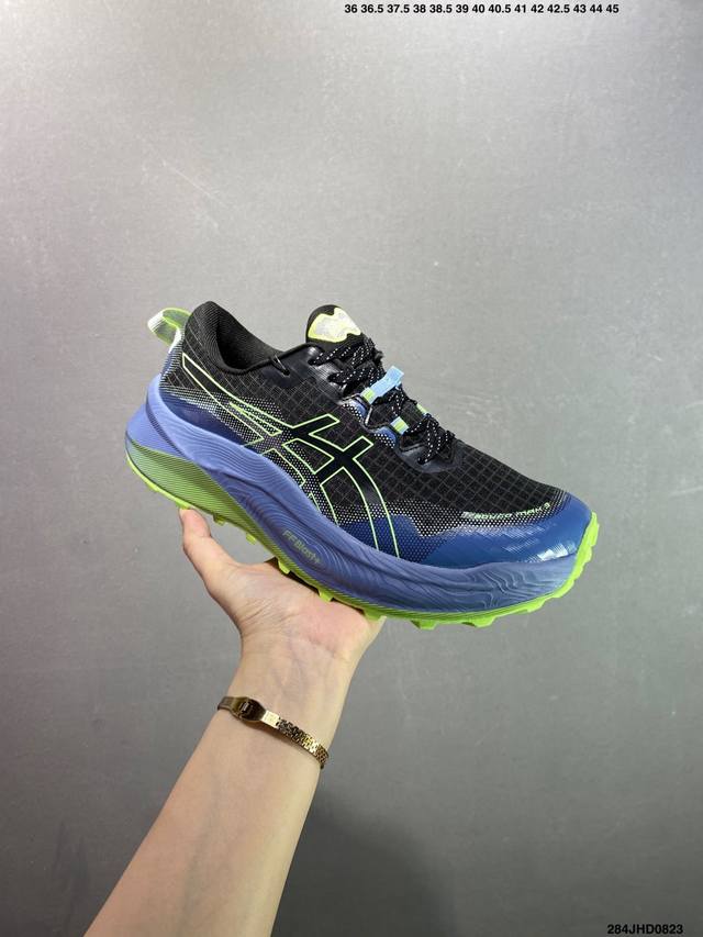 公司级Asics Gel-Trabuco Max 3 亚瑟士 网面透气 耐磨 越野跑步鞋 这双鞋的外观设计超级吸引人 简约大气 色彩搭配也很时尚 Asics亚瑟