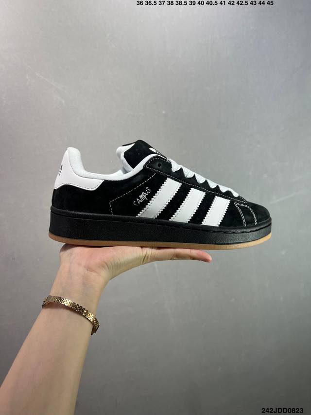 阿迪达斯Adidas Originals Campus 00S系列 面包风经典复古低帮百搭休闲运动板鞋 货号:Hq9072 尺码:36 36.5 37 38 3