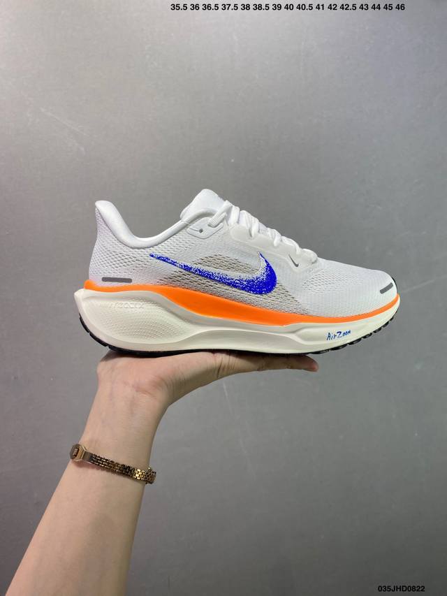 公司级Nike Air Zoom Pegasus 登月跑鞋 网面透气跑步鞋 兼顾迅疾外观和稳固脚感 后跟覆面和中足动态支撑巧妙融合 缔造稳定顺畅的迈步体验 采用