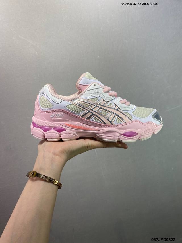 公司级Asics 亚瑟士Gel-Nyc 透气网眼鞋面配合部分合成革材质 采用全新Ahar+橡胶材质 更加耐磨 货号:1201A789-020 尺码:36～45
