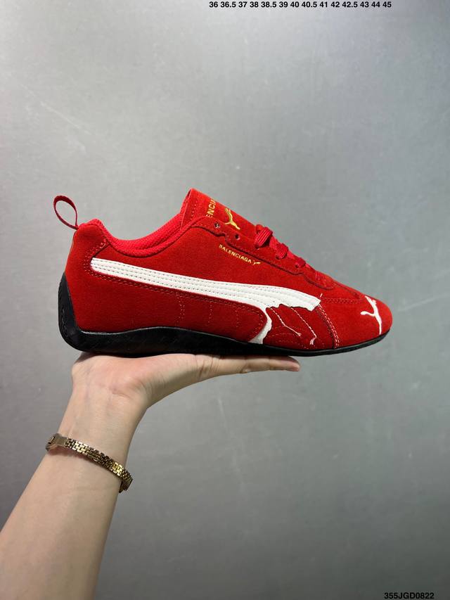 Puma Speedcat Og 彪马 防滑耐磨生活休闲 运动鞋 极速赛车系列 复古运动休闲跑鞋 充正版本 鞋面设计轻量透气 提供了舒适性和穿着感受 柔软内里材