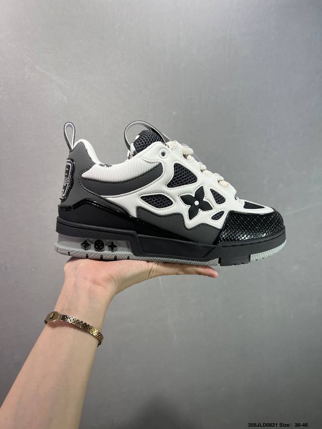 公司级路易威登 Louis Vuitton Lv路易威登板鞋 新款 Lv Trainer最新配色运动鞋 L家 篮球鞋风格运动鞋 该鞋由艺术总监 Virgil A