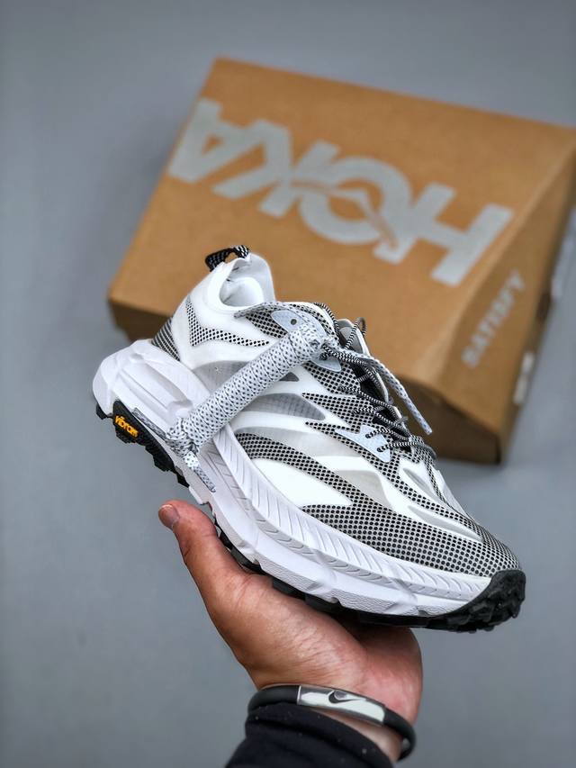 Hoka U Satisfy Running Mafate Trail 轻盈跑鞋 低帮专业越野跑步鞋 1168971 Wblc #鞋底防滑性能在下坡的石板台阶和
