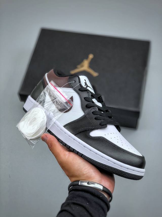 Air Jordan 1 Lowaj1 乔1黑白 低帮文化休闲板鞋 Io3393-010 市场唯一独家头层皮打造 原鞋原档案开发 原厂皮料 原档冲孔鞋头 正确满