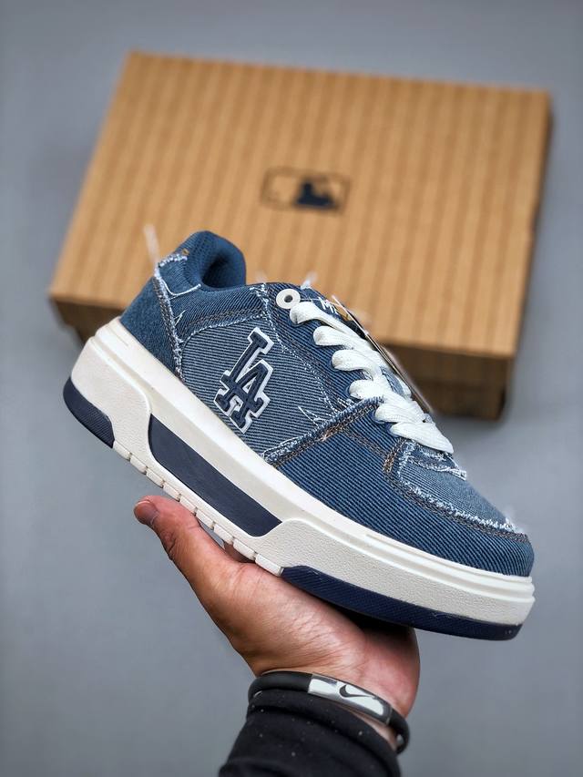 Mlb Chunky Liner Denim Vintage人气单品 轻量增高厚底百搭休闲运动慢跑鞋高级街头休閒品牌Mlb公开了新推出的Chunky Liner