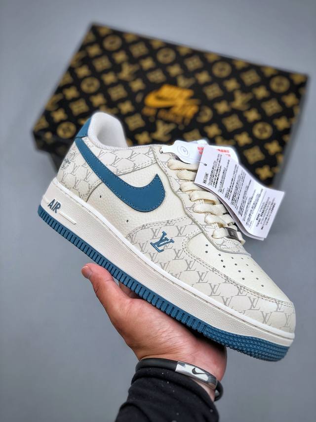 P版 Nike Air Force 1‘07联名款 原楦头原纸板 打造纯正低帮空军版型专注外贸渠道 全掌内置蜂窝气垫 原盒配件 原厂中底钢印、拉帮完美 货号:B