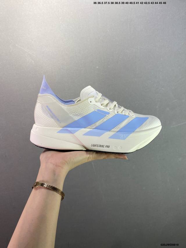 公司级Adidas Adizero Adios Pro 4 M舒适百搭防滑耐磨 低帮跑步鞋 货号：Js1889 尺码：36 36.5 37.5 38 38.5