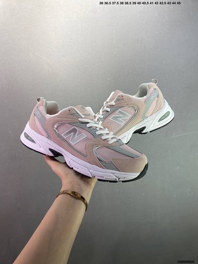 新百伦 Nb530 New Balance 530 复跑古鞋Nb530这鞋双确实是Nb家经复典古款式之一，以全科新技诠释，成打功造530鞋款。鞋面保在持530基