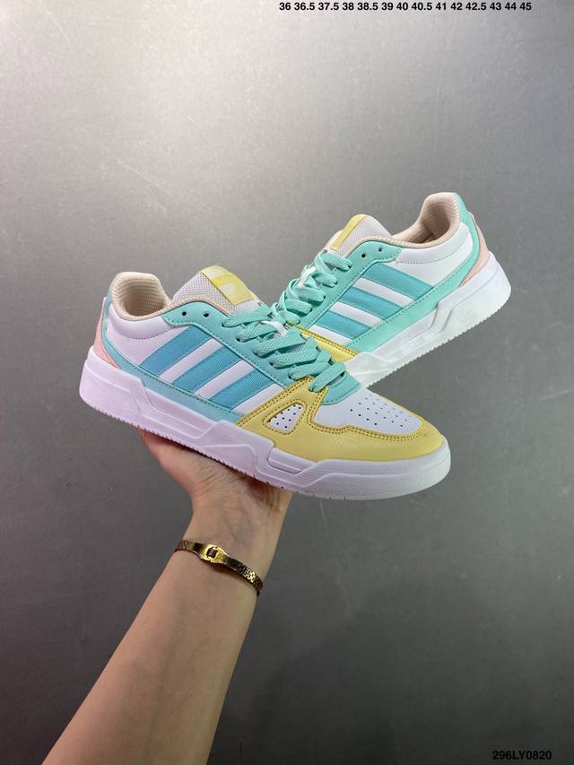 特价Adidas Lite Baller 阿迪达斯 织物合成革 舒适百搭 平衡透气低帮 板鞋 货号:Js4361 尺码:36 36.5 37 38 38.5 3