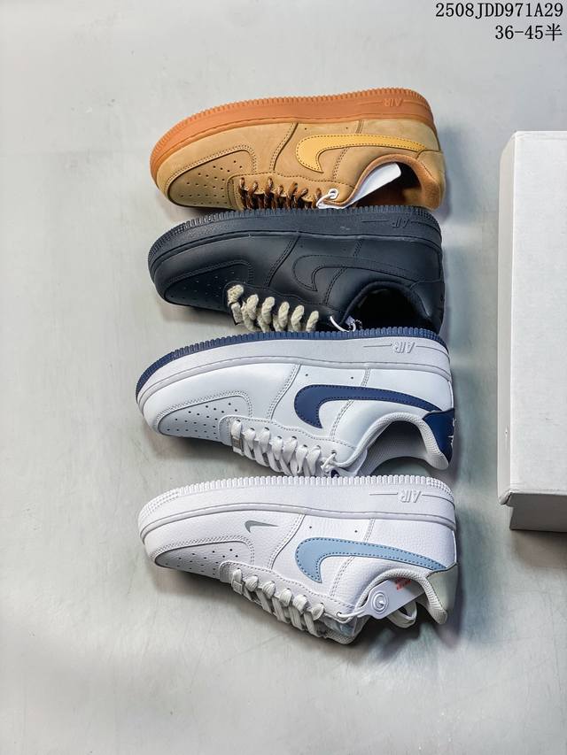 耐克Nike Air Force 1 Low 空军一号低帮百搭休闲运动板鞋。柔软、弹性十足的缓震性能和出色的中底设计，横跨复古与现代的外型结合，造就出风靡全球三