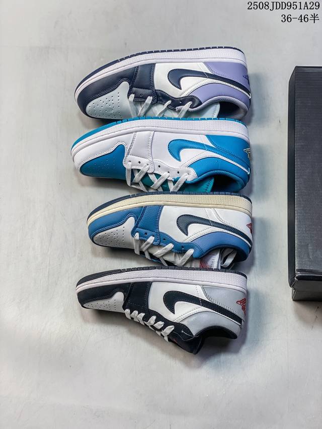 耐克 乔丹Air Jordan 1 Low Aj1 乔1 乔丹1代Aj1 低帮复古文化休闲运动篮球鞋。该鞋款从 1985 年元年款汲取设计灵感，焕新演绎简约经典