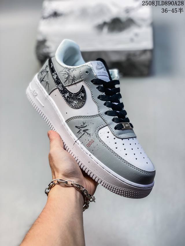 海外限量发售！公司级Nike Air Force 1 '07 Low 空军一号 低帮 运动鞋 休闲鞋 折边针车 工艺难度大 原楦头原纸板 原装鞋盒 定制五金配件