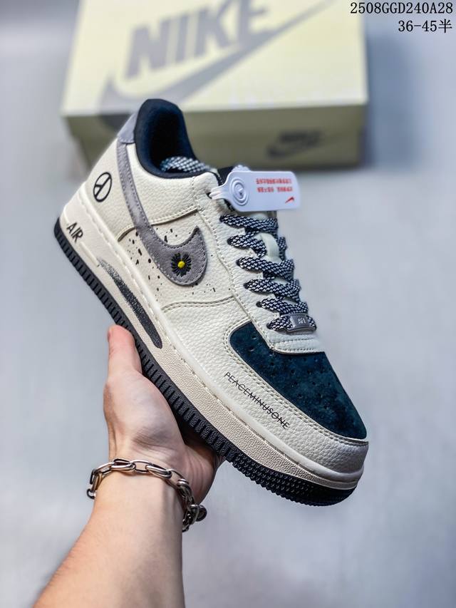 海外限量发售！公司级Nike Air Force 1 '07 Low 空军一号 低帮 运动鞋 休闲鞋 折边针车 工艺难度大 原楦头原纸板 原装鞋盒 定制五金配件