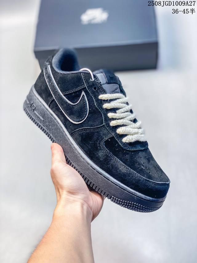 海外限量发售！公司级Nike Air Force 1 '07 Low 空军一号 低帮 运动鞋 休闲鞋 折边针车 工艺难度大 原楦头原纸板 原装鞋盒 定制五金配件