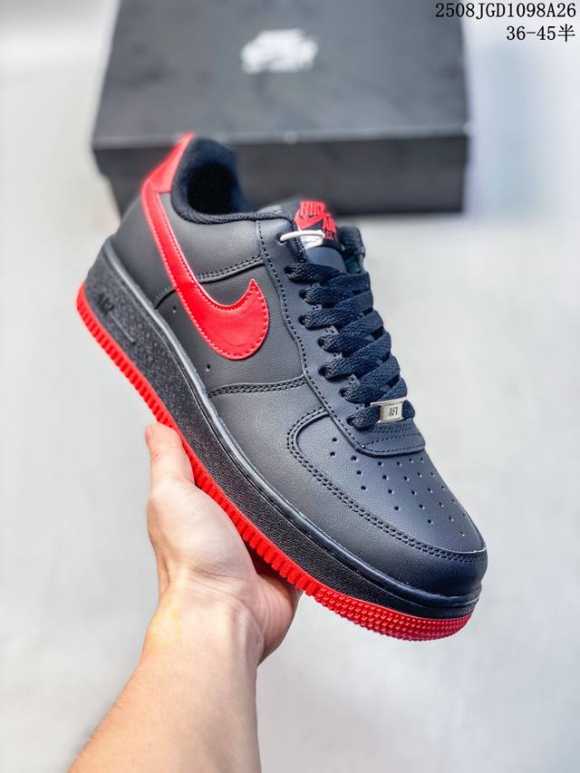 海外限量发售！公司级Nike Air Force 1 '07 Low 空军一号 低帮 运动鞋 休闲鞋 折边针车 工艺难度大 原楦头原纸板 原装鞋盒 定制五金配件