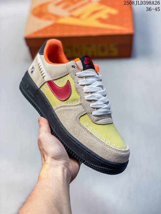 海外限量发售！公司级Nike Air Force 1 '07 Low 空军一号 低帮 运动鞋 休闲鞋 折边针车 工艺难度大 原楦头原纸板 原装鞋盒 定制五金配件