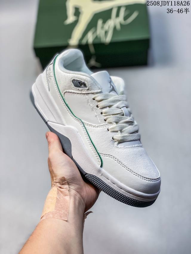 特价款 真标Who Decides War X Nike Jordan Flight Court Ate 搭防滑耐磨 低帮 耐克复古篮球鞋 #X51Hac072
