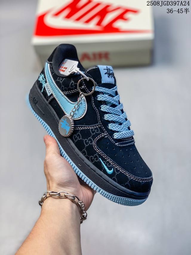 海外限量发售！公司级Nike Air Force 1 '07 Low 空军一号 低帮 运动鞋 休闲鞋 折边针车 工艺难度大 原楦头原纸板 原装鞋盒 定制五金配件