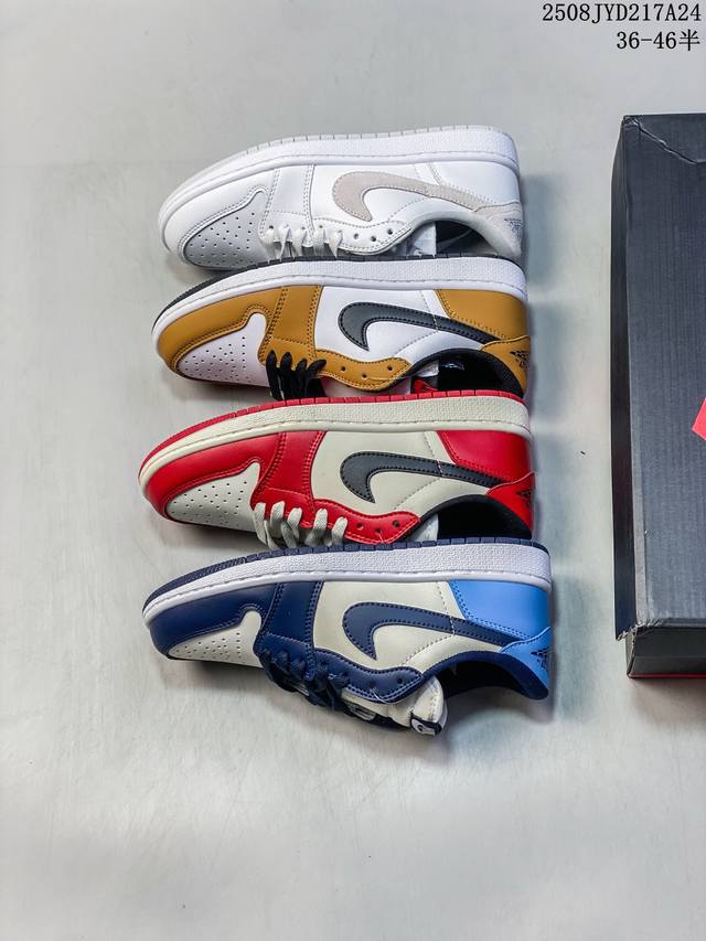头层公司级真标带半码！ 乔丹Air Jordan 1 Low Aj1 Wh 乔1 低帮复古文化休闲运动篮球鞋。凭借出色的性能和吸睛的外观， Air Jordan
