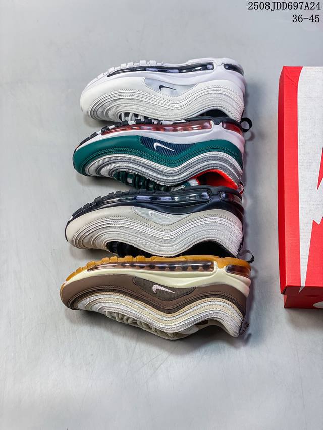 Nike Air Max 97 气垫子弹头男女子反光休闲跑步鞋 921826-106 尺码：如图 编码：08Jdd697A24