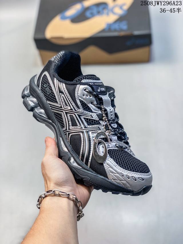 Asics Gel-Kahana Nimbus 10.1 耐磨透气低帮休闲鞋 户外机能元素 Y2K赛道持续对未来世界的无限想象和探索经典鞋面设计赋予其更加流畅的