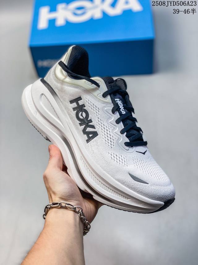真标半码 Hoka Bondi 9缓冲缓震邦代9马拉松运动跑鞋 尺码：如图 编码：08Jyd506A23