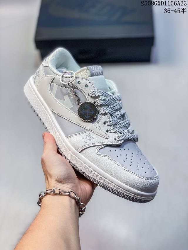 海外爆款限量发售！Travis Scott X Fragment Design X Jordan Air Jordan 1 Low Og Sp “Off联名 星