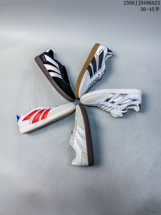 阿迪达斯 Adidas 2025年男女Predator Freestyle足球鞋 桑巴舞系列德训鞋板鞋 舒适 防滑耐磨 运动跑步鞋Ih4795简约又大气，满满的