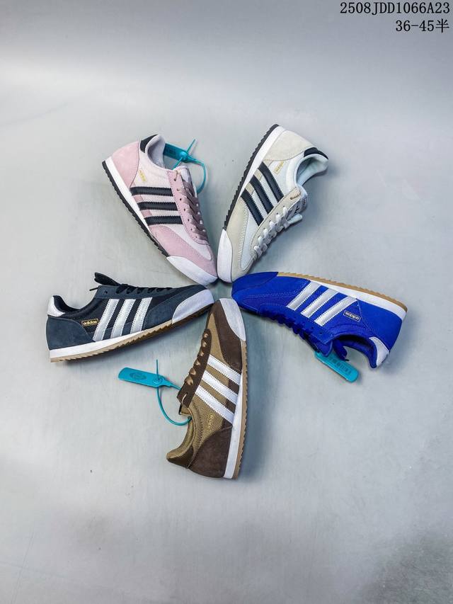 真标带半码 Adidas三叶草阿迪达斯R71男女同款经典百搭潮流德训休闲鞋 Ih1321 尺码：如图 编码：08Jdd1066A23