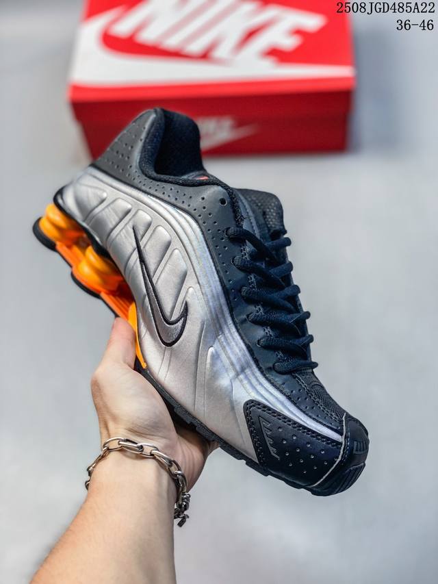耐克 Nike Shox R4系列 耐克 低帮运动休闲气垫运动鞋 官方货号:Ar3565-102 尺码: 如图所示 编码109630 08Jgd485A22