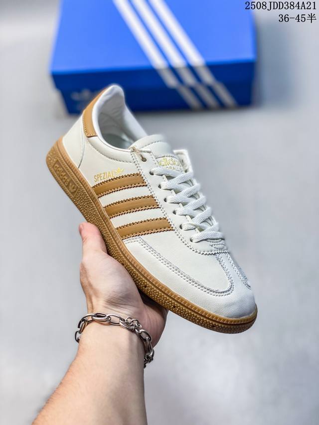 Adidas Samba Og 桑巴德迅板鞋立体Samba烫金Logo 区别市场一切版本 针车走线 冲孔均为最高标准打造 后跟港宝材料定型 反口弧度完美 货号