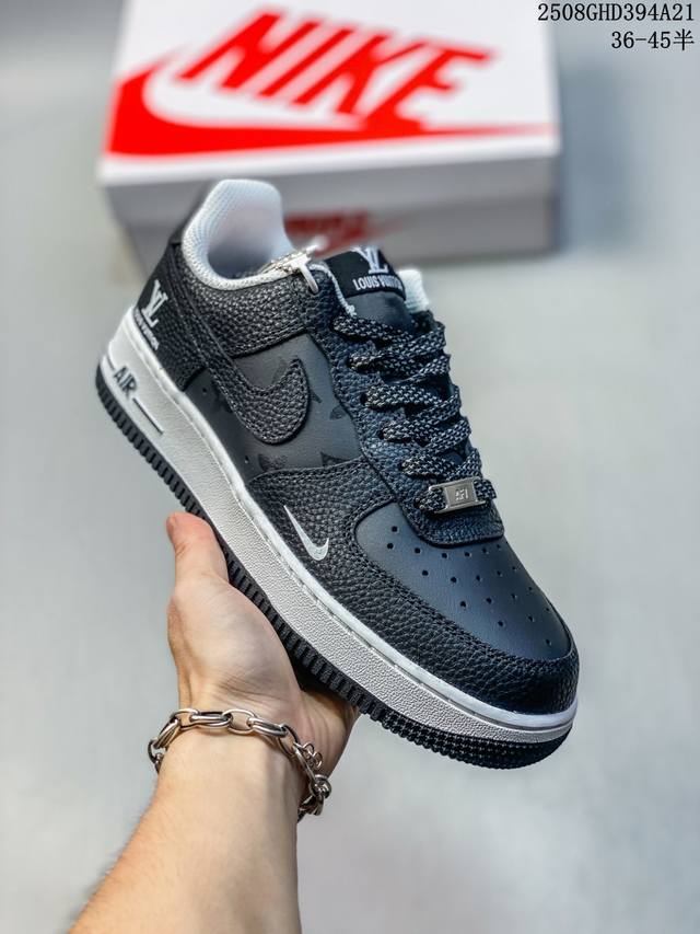 海外限量发售！公司级Nike Air Force 1 '07 Low 空军一号 低帮 运动鞋 休闲鞋 折边针车 工艺难度大 原楦头原纸板 原装鞋盒 定制五金配件
