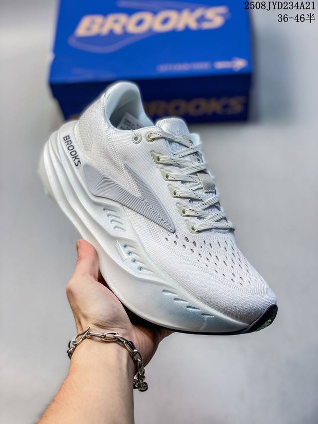 公司级Brooks 布鲁克斯Glycerin Max 超级甘油 厚底马拉松缓震跑鞋 货号:120436 1D 166 尺码:36 36.5 37.5 38 38