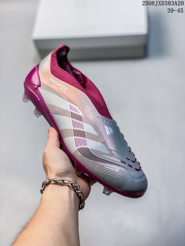 新品公司级 阿迪达斯 Adidas Predator League Ft 舒适 Mg 胶质短钉 Fg 胶质长钉 防滑耐磨 足球鞋 男款 梅西C罗足球鞋男Tf碎钉