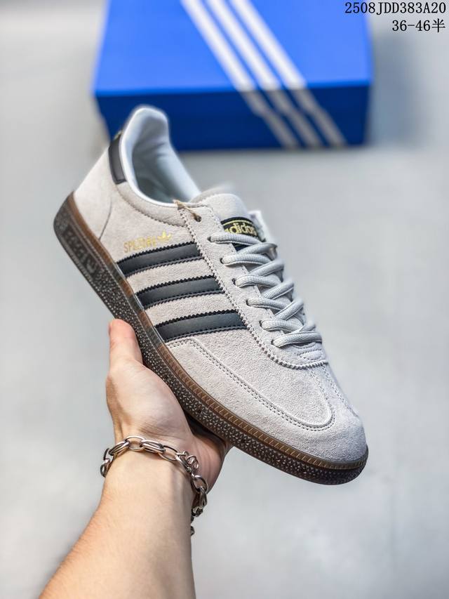 Originals Handball Spzl Jr2650 阿迪达斯 低帮 舒适潮流轻便耐磨防滑低帮板鞋男女同款 1979年，阿迪达斯创造了Handball