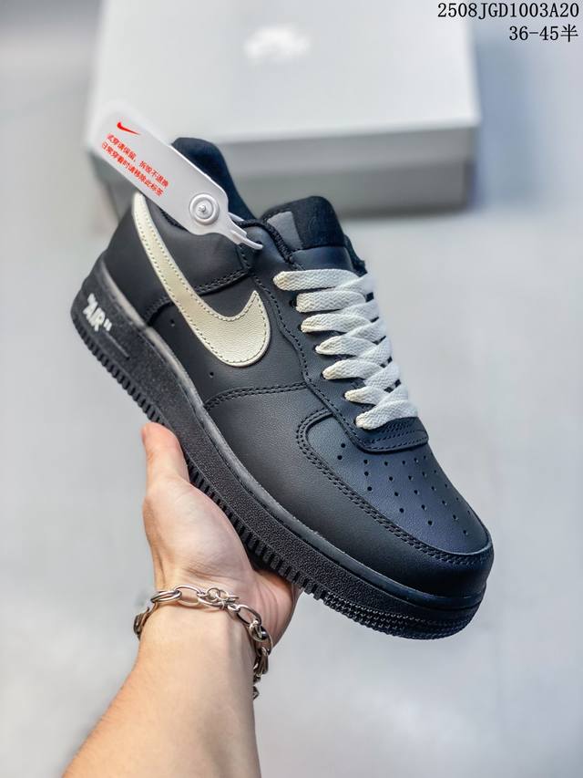 海外限量发售！公司级Nike Air Force 1 '07 Low 空军一号 低帮 运动鞋 休闲鞋 折边针车 工艺难度大 原楦头原纸板 原装鞋盒 定制五金配件