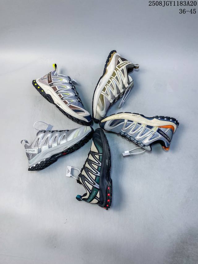 Salomon Xa Pro 3D Expanse萨洛蒙户外越野跑鞋 鞋面采用Sensifit贴合技术 全方位贴合包裹脚型 鞋跟部鞋底牵引设计 提供强大的抓地性