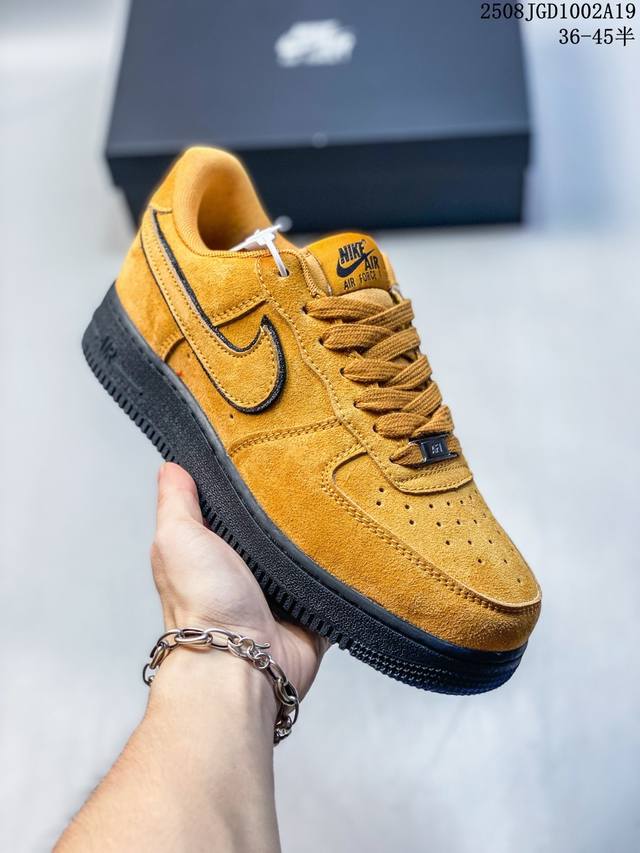 海外限量发售！公司级Nike Air Force 1 '07 Low 空军一号 低帮 运动鞋 休闲鞋 折边针车 工艺难度大 原楦头原纸板 原装鞋盒 定制五金配件