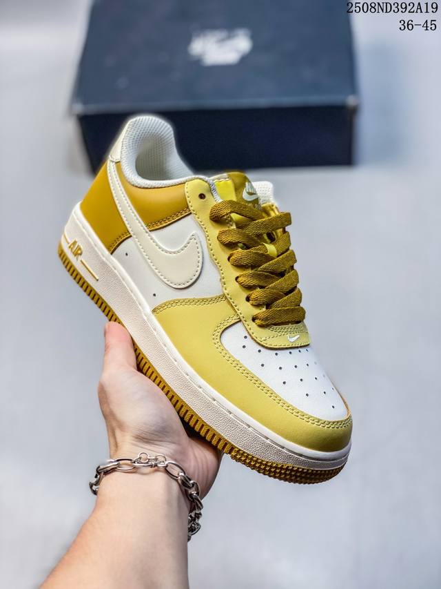 福利推荐特价 海外限量发售！公司级Nike Air Force 1 '07 Low 空军一号 低帮 运动鞋 休闲鞋 折边针车 工艺难度大 原楦头原纸板 原装鞋盒