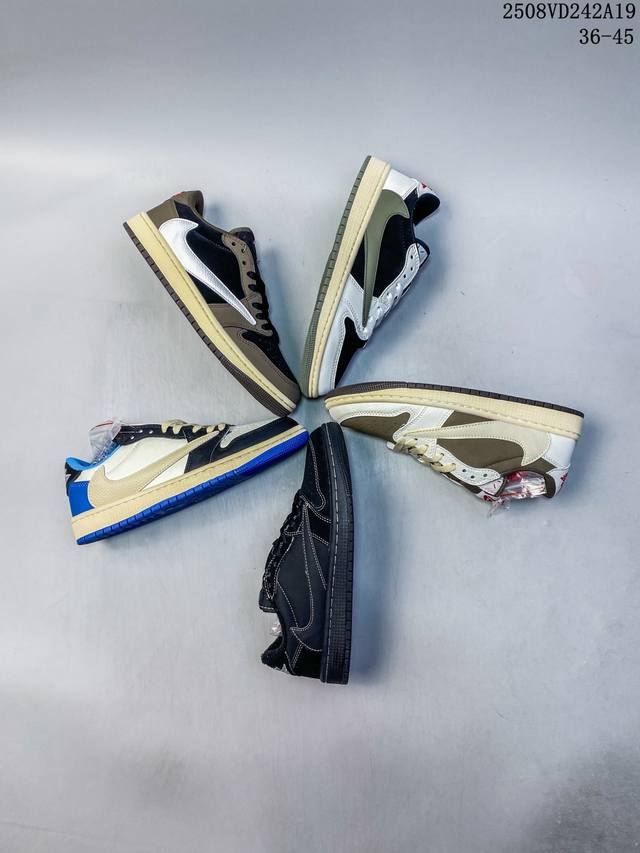 福利推荐特价 Travis Scott X Air Jordan 1 倒钩1.0 原底原面产物 刷色细节自观 支持部分鉴定师鉴定百分百出真无法 支持Ai鉴定百分