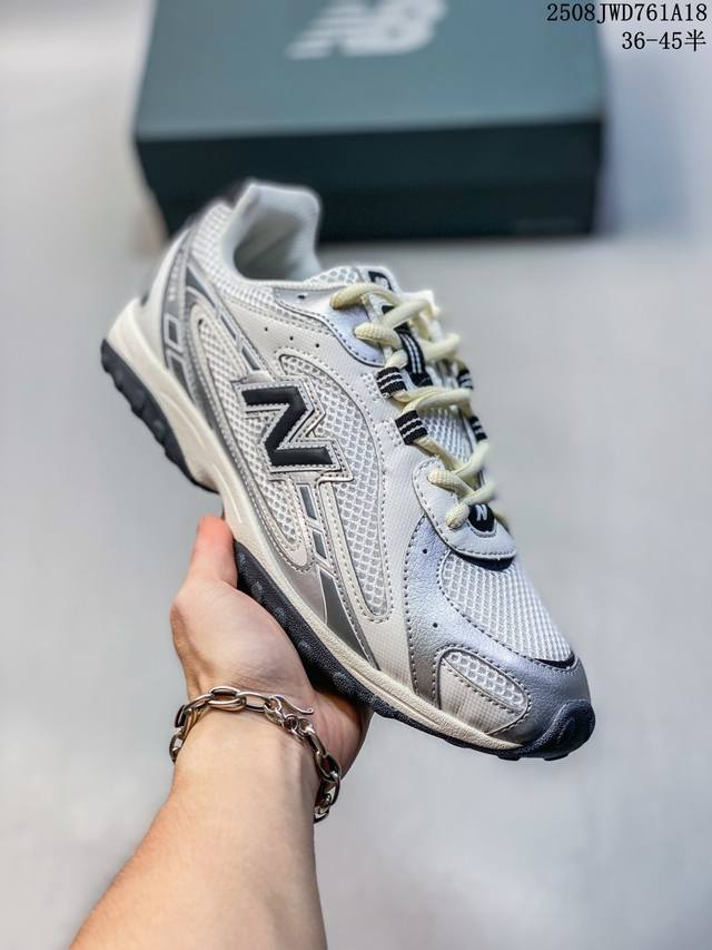 New Balance 新百伦204 系列 复古休闲运动百搭老爹跑步鞋 #采用猪巴革组合网织鞋面材质 #3层组合底模精密开发 #中底嵌入碳板缓震及后跟嵌入Tpu