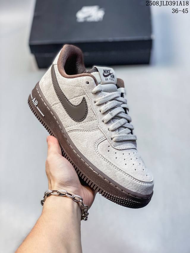 海外限量发售！公司级Nike Air Force 1 '07 Low 空军一号 低帮 运动鞋 休闲鞋 折边针车 工艺难度大 原楦头原纸板 原装鞋盒 定制五金配件