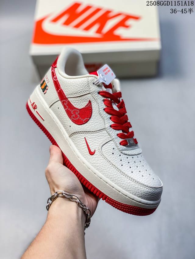海外限量发售！公司级Nike Air Force 1 '07 Low 空军一号 低帮 运动鞋 休闲鞋 折边针车 工艺难度大 原楦头原纸板 原装鞋盒 定制五金配件