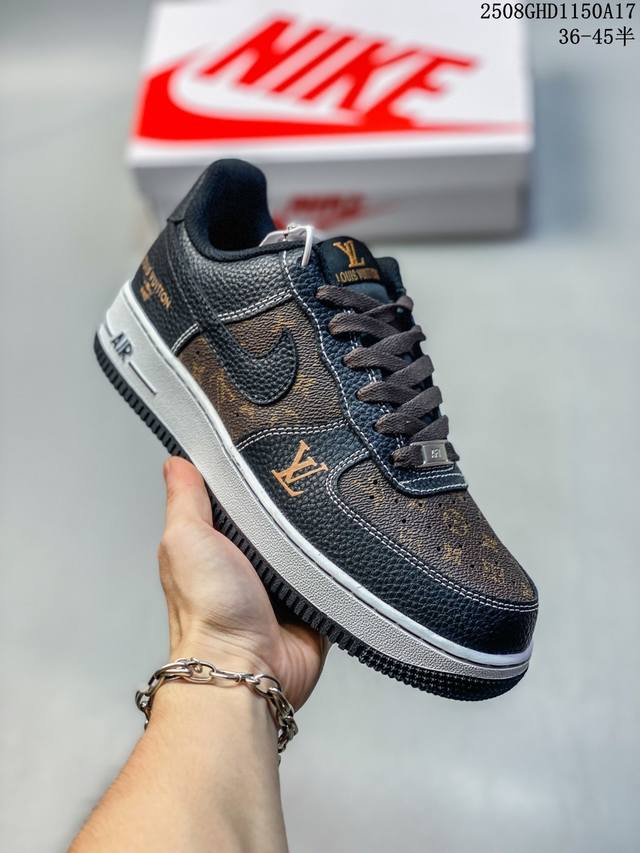 海外限量发售！公司级Nike Air Force 1 '07 Low “古驰联名 灰绿勾”空军一号 低帮 运动鞋 休闲鞋 折边针车 工艺难度大 原楦头原纸板 原
