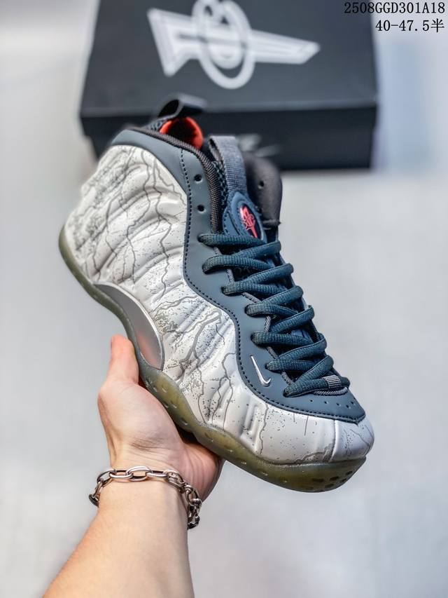 公司级Tekken 8 X Nike Air Foamposite One Premium “Jin Kazama”“铁拳喷泡”舒适 防滑耐磨 中帮 复古篮球鞋
