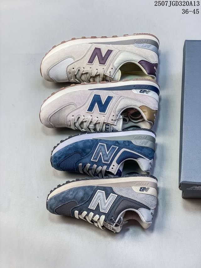 Nb新百伦New Balance U574 低帮复古休闲运动慢跑鞋 采用猪巴革组合网织物鞋面材质 全新4层组合独立私模大底 全新574升级版来啦 货号: Wl5