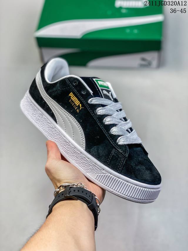 彪马 Puma Suede Platform Gold 蕾哈娜 厚底 松糕休闲百搭板鞋 复古潮男女鞋时尚运动鞋 货号: 397233 Size: 36-45含半