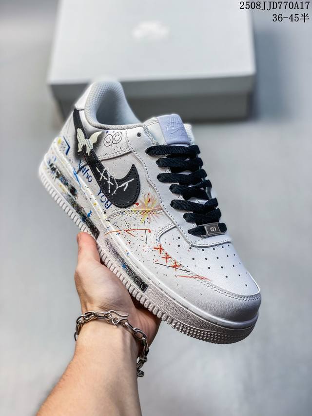 海外限量发售！公司级Nike Air Force 1 '07 Low 空军一号 低帮 运动鞋 休闲鞋 折边针车 工艺难度大 原楦头原纸板 原装鞋盒 定制五金配件