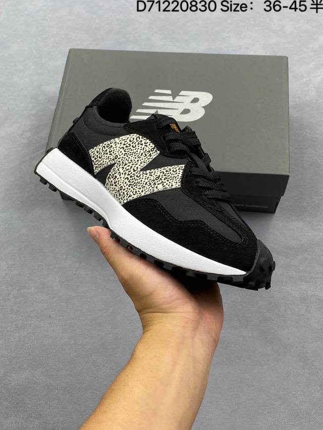 公司级New Balance Ms327 复古休闲运动慢跑鞋 以更纯粹的复古风格设计打造的全新造型 侧身还以解构设计 将 N 字标志以做旧压花样式呈现 官方货号