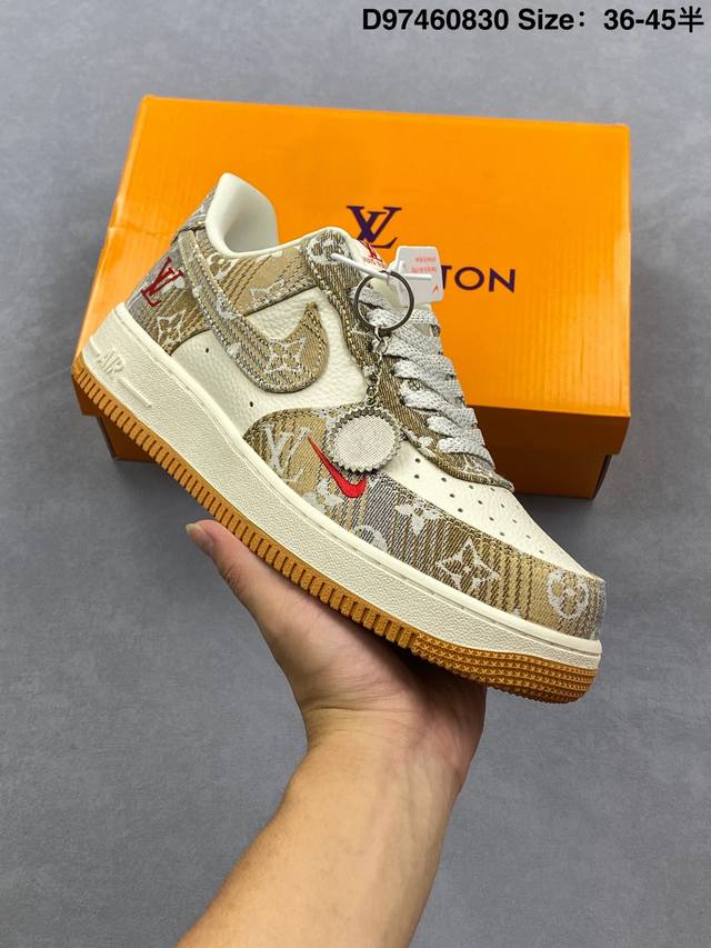 海外限量发售！公司级Nike Air Force 1 '07 Low 空军一号 低帮 运动鞋 休闲鞋 折边针车 工艺难度大 原楦头原纸板 原装鞋盒 定制五金配件